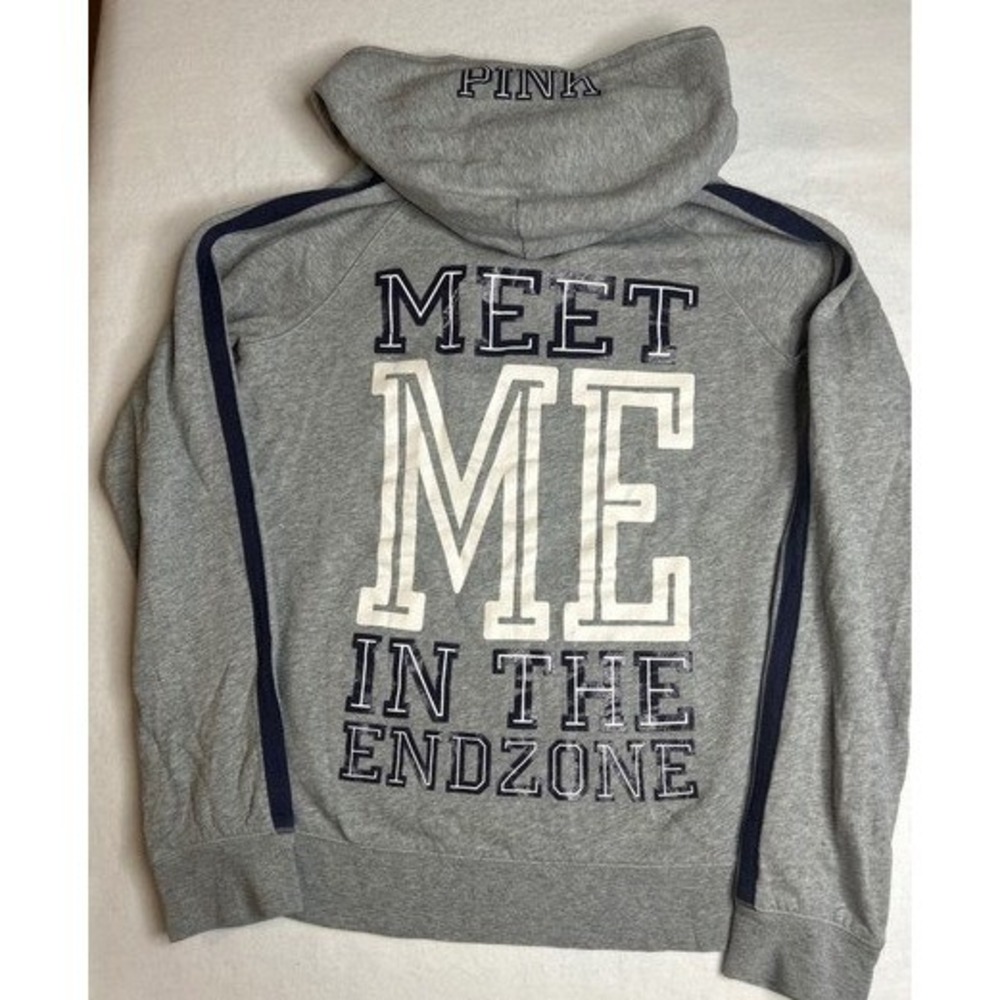 RARE Vintage 2011 Victoria's Secret PINK NFL Dallas Cowboys Endzone Hoodie L